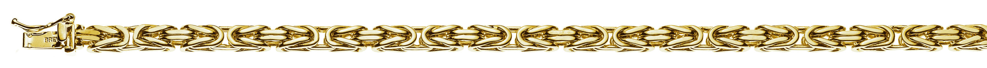 Armband Königskette Gelbgold 750 4.0 mm