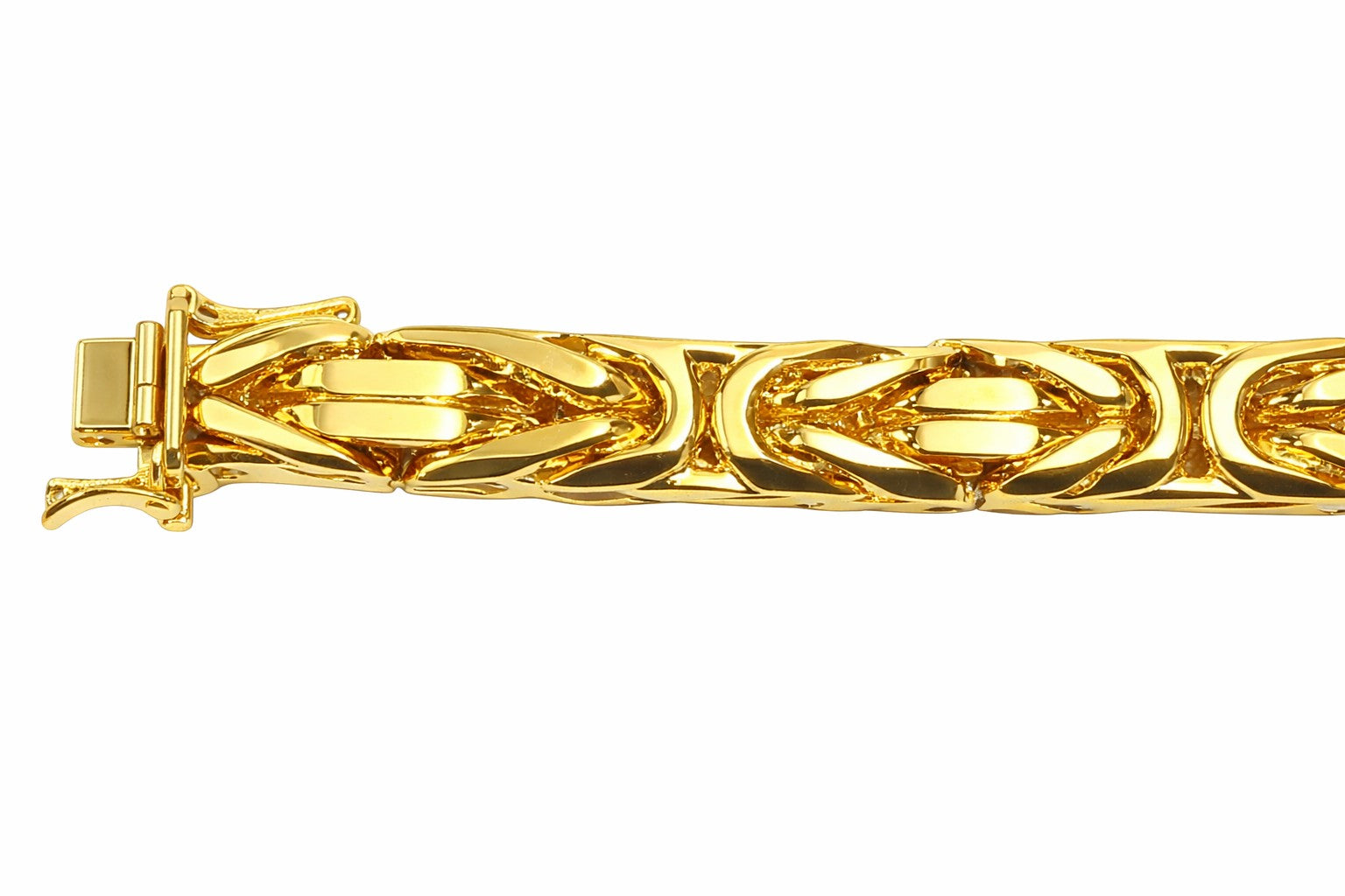 Armband Koenigskette oktogonal Gelbgold 750 ca. 6.2mm 22cm