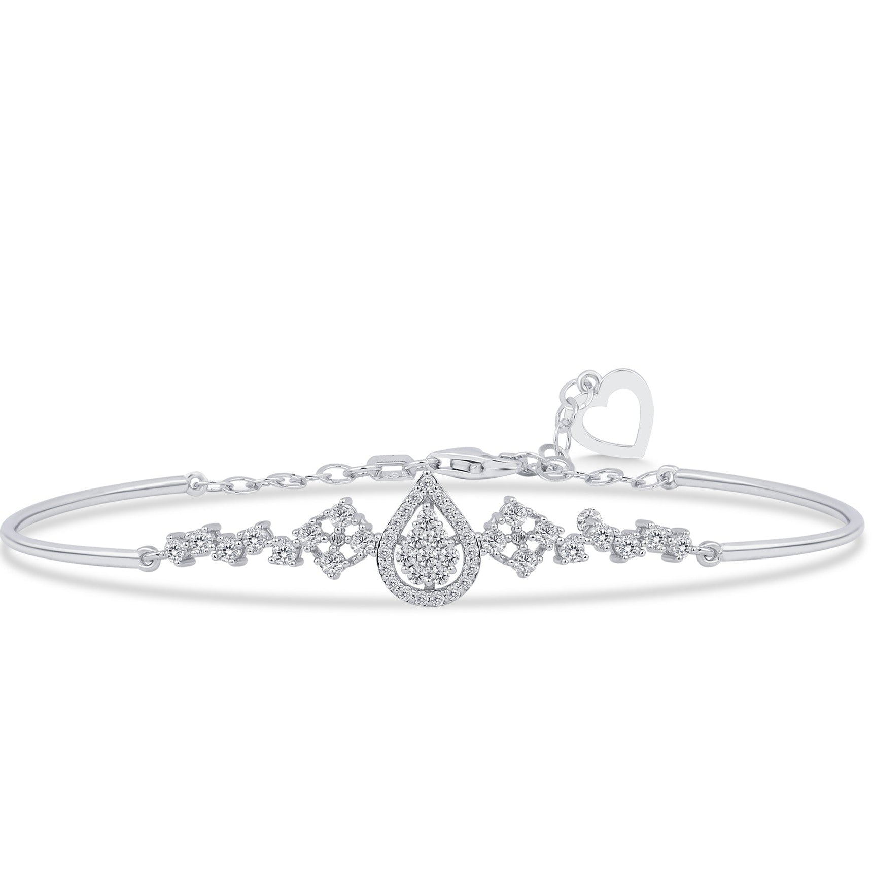 Elegantes Goldarmband mit Round-Diamanten (14K / 18K) - BL0000439