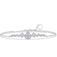 Elegantes Goldarmband mit Round-Diamanten (14K / 18K) - BL0000439