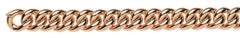 Armband Rundpanzer Roségold 750 Handarbeit 16.0mm 22cm Draht 4.5mm