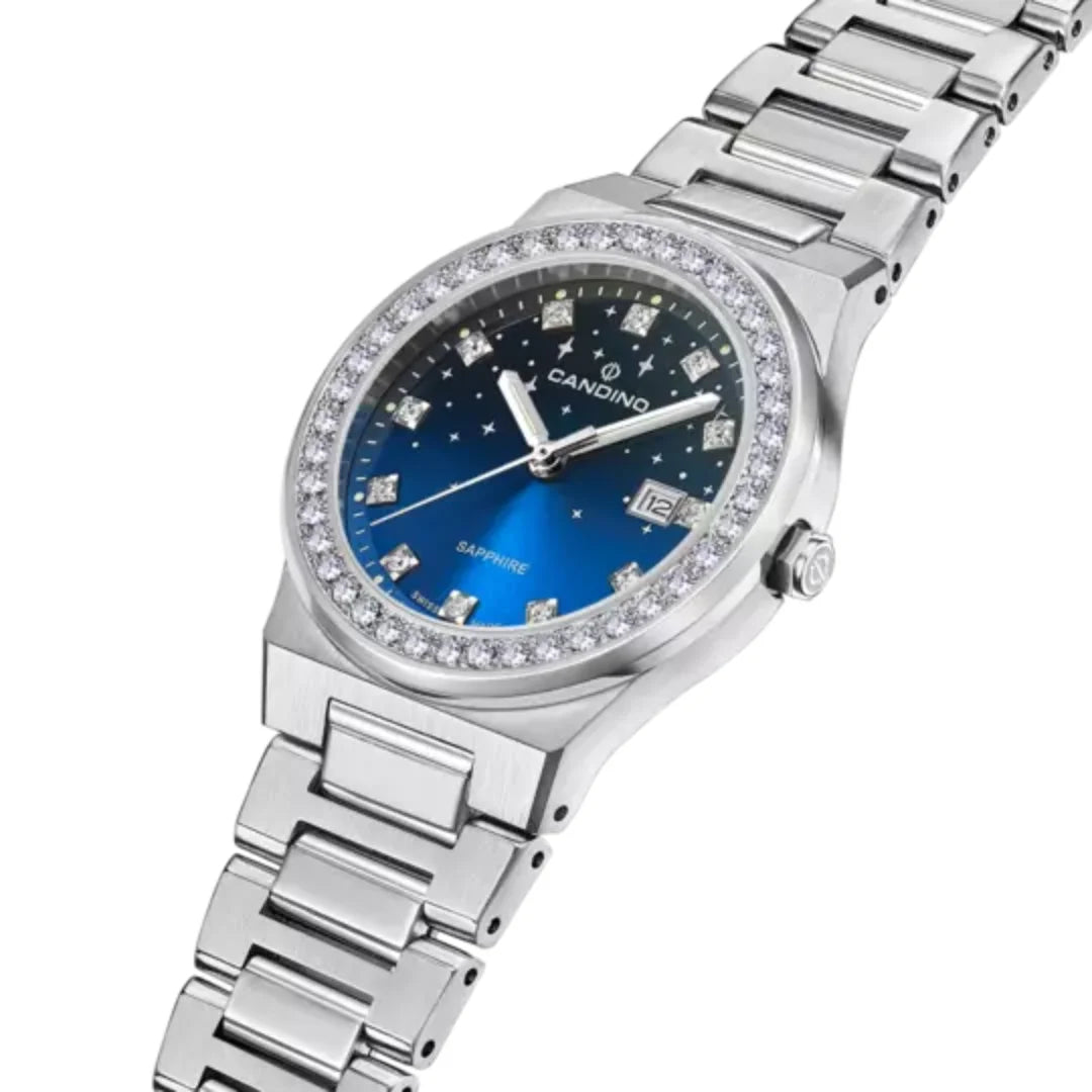Candino Constellation DamenSchweizer Uhr mit Blauem Zifferblatt - C4749/3