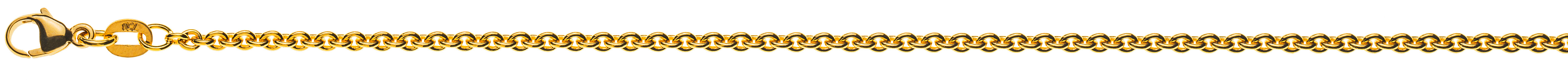 Collier Rundanker Gelbgold 750 ca. 2.3 mm