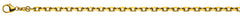 Collier Anker 4-fach geschliffen Gelbgold 750 ca. 3.5mm