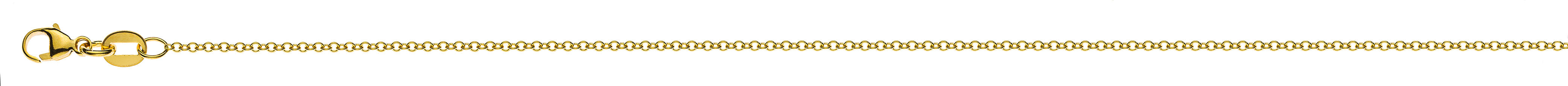 Collier Rundanker Gelbgold 750 ca. 1.3mm Light Version
