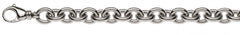 Collier Anker Oval Weissgold 750 Handarbeit