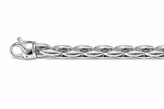 Collier Anker Carré Weissgold 750 Handarbeit