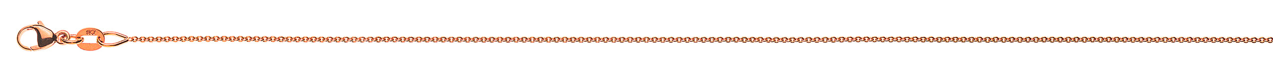 Collier Rundanker Rotgold 750 ca. 0.9mm