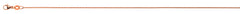 Collier Rundanker Rotgold 750 ca. 0.9mm