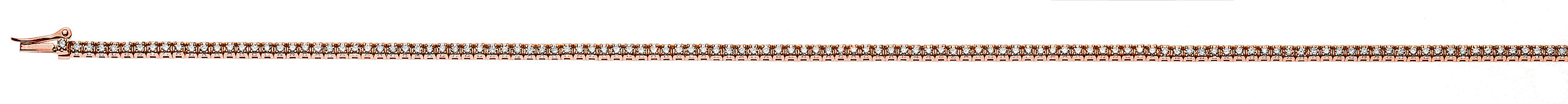 Armband Rotgold 750 mit 123 Brillanten 0.61 ct.