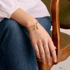THOMAS SABO Peanuts™ Charm-Anhänger Woodstock Connect Goldfarben - CC1303-413-39