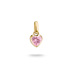 THOMAS SABO Charm-Anhänger Herz Geburtsstein Goldfarben – CC1329-M01-9