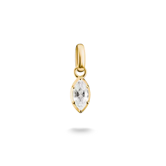 THOMAS SABO Charm-Anhänger Herz Geburtsstein Goldfarben – CC1329-M01-9