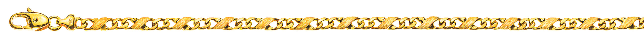 Collier Carrera satiniert poliert Gelbgold 750 ca. 4.0mm