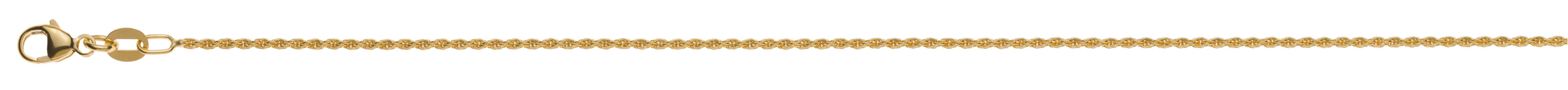 Collier Kordel rund Gelbgold 750 1,3 mm