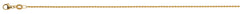 Collier Kordel rund Gelbgold 750 1,3 mm