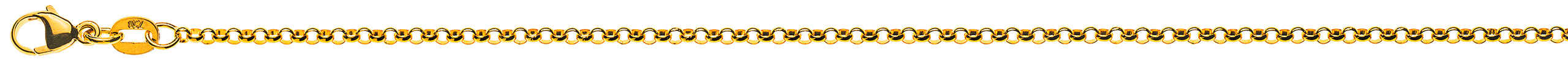 Collier Erbskette Gelbgold 750 ca. 2.0mm
