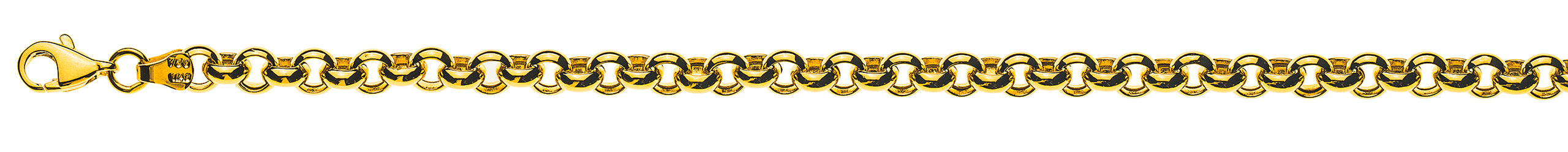 Armband Erbs Gelbgold 750 ca. 5,0mm halbmassiv