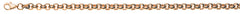 Armband Erbs Rotgold 750 halbmassiv 5.0mm 19cm