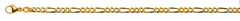 Collier Figaro Gelbgold 750 ca. 3.4mm