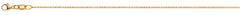 Collier Franco diamantiert Gelbgold 750 ca. 1,0mm