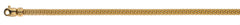 Collier Gelbgold 750 poliert, 45cm, 5mm rund geflochten Handarbeit