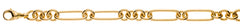 Collier Gelbgold 750 poliert Fantasiemuster 60cm
