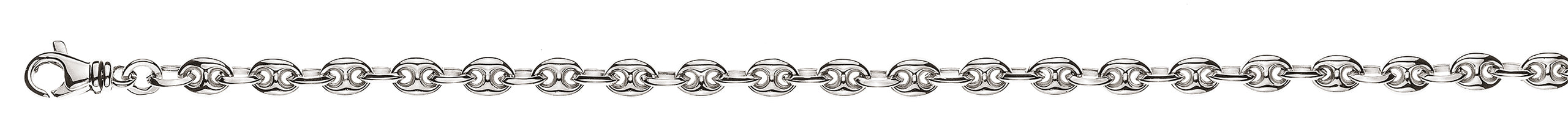 Armband Schiffsanker Weissgold 750 ca. 4.5 mm