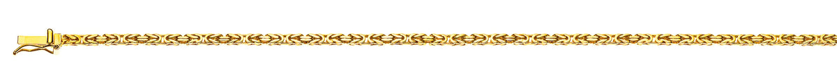 Collier Königskette klassisch Gelbgold 750 ca. 2.0 mm x 55 cm