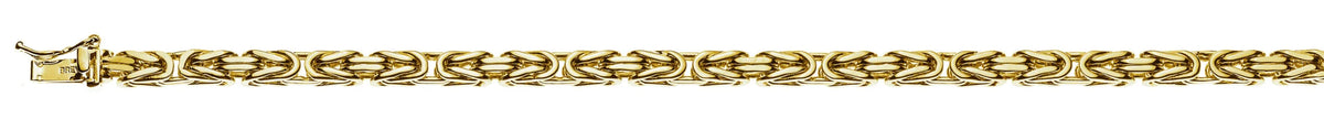 Collier Königskette Klassisch Gelbgold 750 ca. 4.0 mm x 60 cm