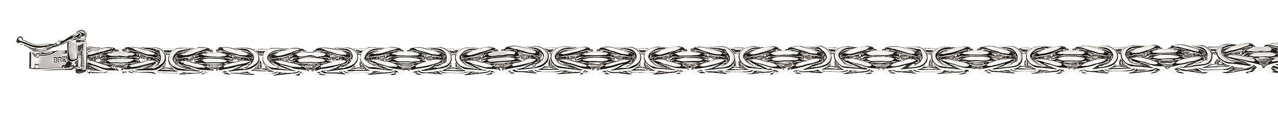 Collier Koenigskette klassisch Weissgold 750 ca. 3.5mm