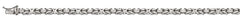 Collier Koenigskette klassisch Weissgold 750 ca. 4.0mm