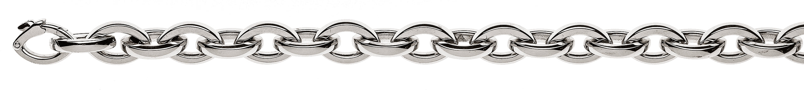 Armband Navette Weissgold 750 poliert Carré-Draht