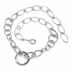 Collier Navette Weissgold 750 Fantasie 13.5mm 63cm