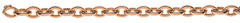 Collier Navette Rotgold 750 Carré-Draht Brillant 0.02ct 45cm