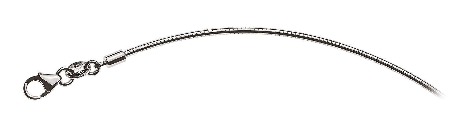 Collier Omega Weissgold 750 ca. 1.4 mm