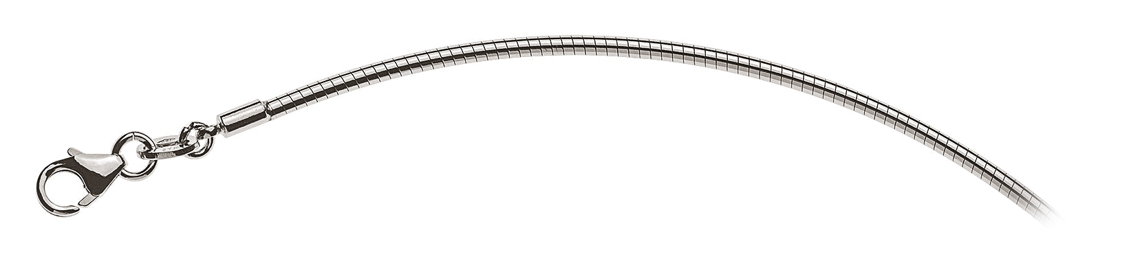 Collier Omega Weissgold 750 ca. 1.8 mm