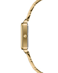 COVER Lovis Square Damen Uhr Silber Roségold