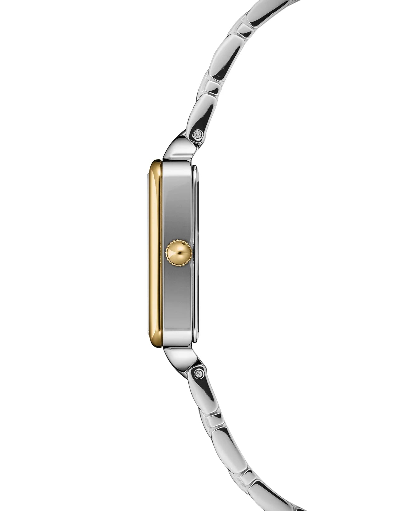 COVER Lovis Square Damen Uhr Silber Bicolor Gold