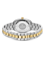 COVER Urban Muse Faceted Diamond Damen Uhr Grün Bicolor Gold