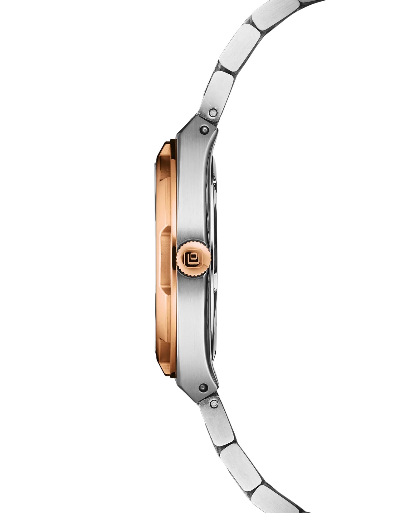 COVER Urban Muse Faceted Diamond Damen Uhr Silber Roségold