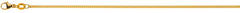 Collier Panzerkette geschliffen Gelbgold 750 ca. 1.7mm