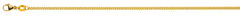 Collier Panzerkette geschliffen Gelbgold 750 ca. 1.8mm
