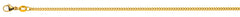Collier Panzerkette geschliffen Gelbgold 750 ca. 2.1mm