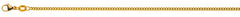 Collier Rundpanzerkette Gelbgold 750 ca. 2.1mm