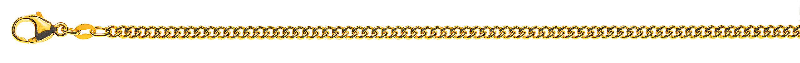 Collier Rundpanzerkette Gelbgold 750 ca. 2.8mm