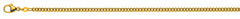 Collier Rundpanzerkette Gelbgold 750 ca. 2.8mm