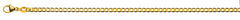 Armband Panzer extraflach diamantiert Gelbgold 750 ca. 3.1mm