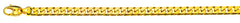Collier Panzerkette geschliffen Gelbgold 750 ca. 7,0mm
