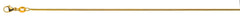 Collier Schlangenkette rund Gelbgold 750 ca. 1.2mm